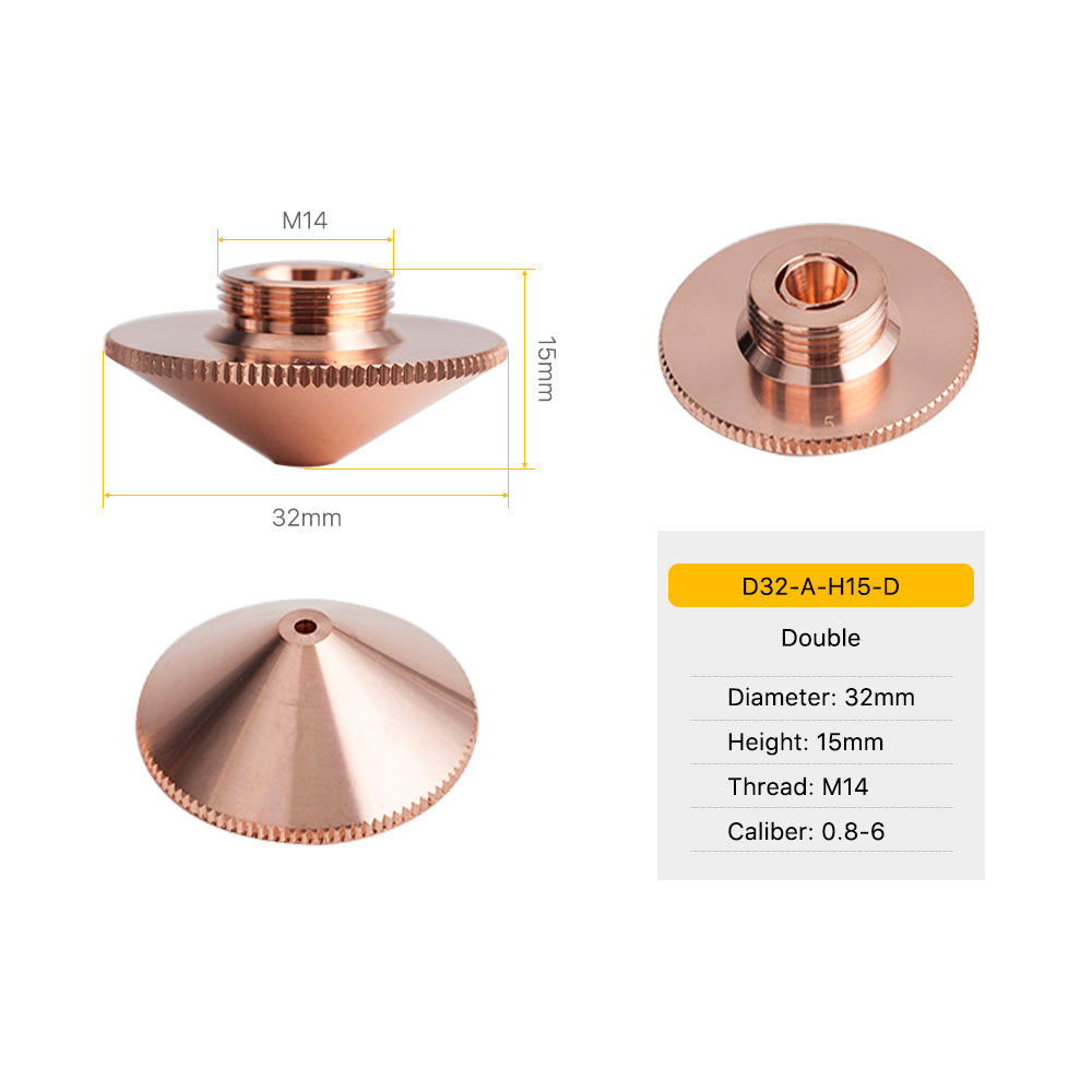 TQ C-Type Double-Layer Chrome-Plated Nozzle